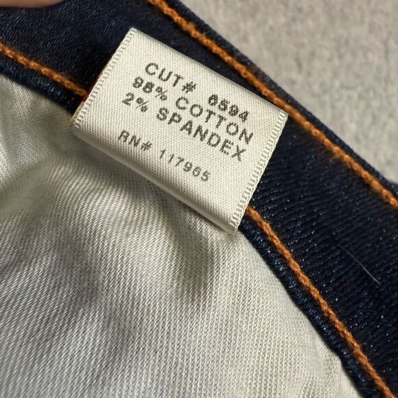 J Brand Women's Size 12 Blue Straight Leg Jeans Stretch Casual - Picture 5 of 10